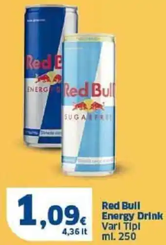 Sigma Red Bull Energy Drink Varl Tipl ml. 250 offerta