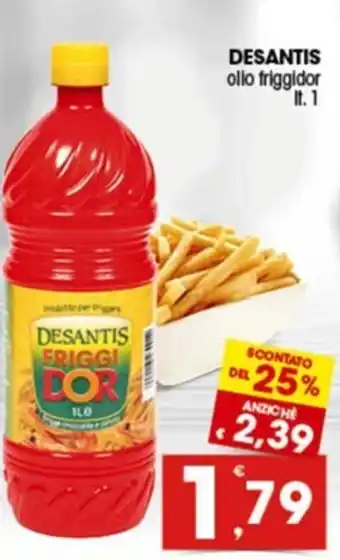 Quick Sisa DESANTIS olio friggidor lt. 1 offerta