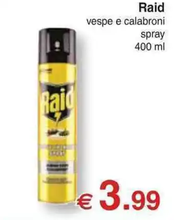CZ Store Raid vespe e calabroni spray 400 ml offerta