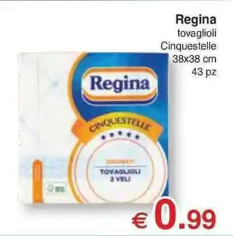 CZ Store Regina tovaglioli Cinquestelle 38x38 cm 43 pz offerta