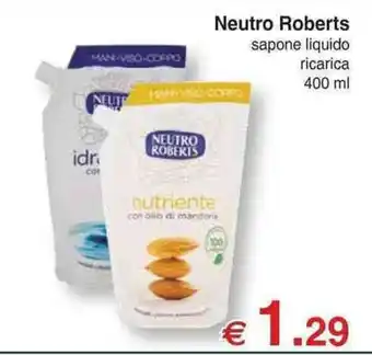 Neutro Roberts sapone liquido ricarica 400 ml
