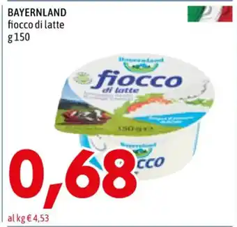MEGA BAYERNLAND fiocco di latte g 150 offerta