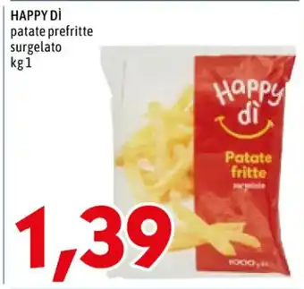 MEGA HAPPY DI patate prefritte surgelato kg 1 offerta
