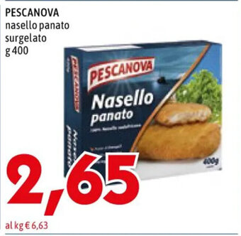 MEGA PESCANOVA Nasello panato surgelato g 400 offerta