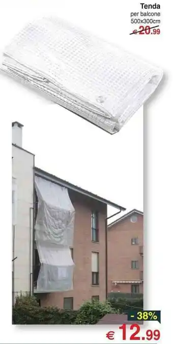 Tenda per balcone 500x300cm