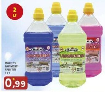 Maury's MAURY'S PAVIMENTI VARI TIPI 2 LT offerta