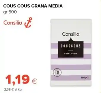 Tigre Consilia COUS COUS GRANA MEDIA gr 500 offerta