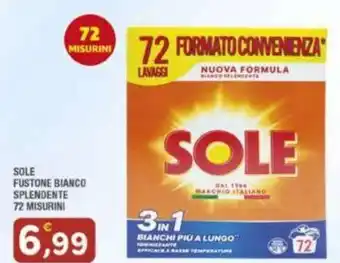 Maury's SOLE FUSTONE BIANCO SPLENDENTE 72 MISURINI offerta