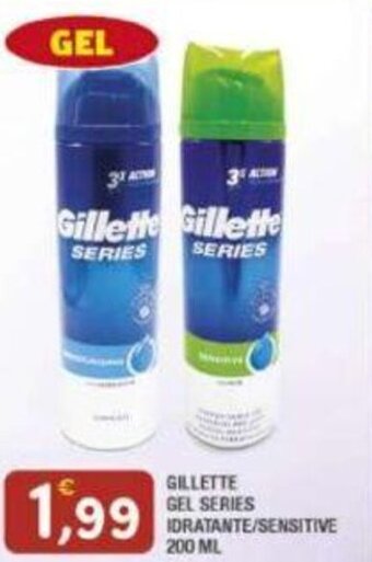 Maury's GILLETTE GEL SERIES IDRATANTE/SENSITIVE 200 ML offerta
