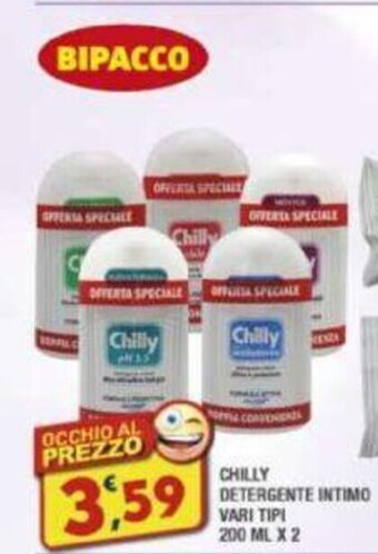 Maury's CHILLY DETERGENTE INTIMO VARI TIPI 200 ML X 2 offerta