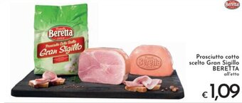 Eurospesa Prosciutto cotto scelto Gran Sigillo BERETTA offerta