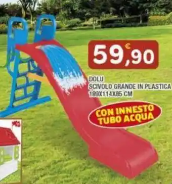 DOLU SCIVOLO GRANDE IN PLASTICA 189X114X85 CM