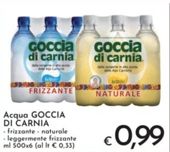 Acqua GOCCIA DI CARNIA ml 500x6