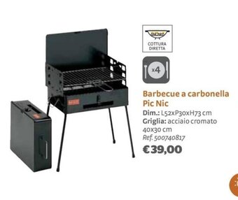 Bricocenter Barbecue a carbonella Pic Nic offerta