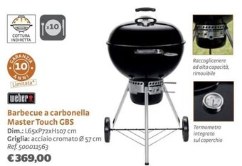 Bricocenter Barbecue a carbonella Master Touch GBS offerta