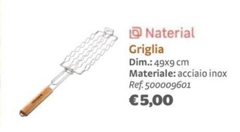 Bricocenter Naterial Griglia 49x9 cm offerta