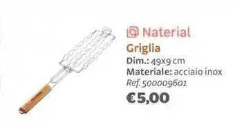 Naterial Griglia 49x9 cm