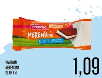Supermercati Pasquale Prisco PLASMON MERENDINA 22 GR X 4 offerta