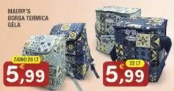 Maury's MAURY'S BORSA TERMICA GELA 22 Lt. offerta