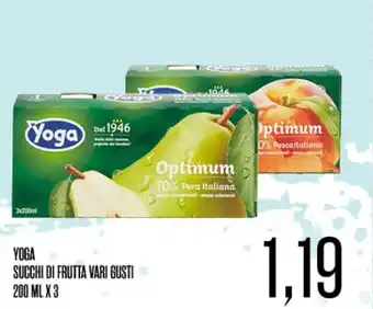 YOGA SUCCHI DI FRUTTA VARI GUSTI 200 ML X 3