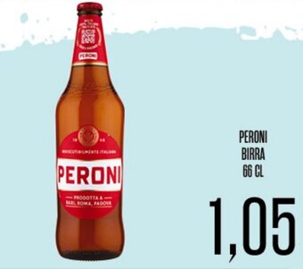 Supermercati Pasquale Prisco PERONI BIRRA 66 CL offerta