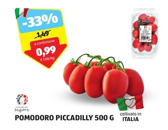 ALDI POMODORO PICCADILLY 500 G offerta