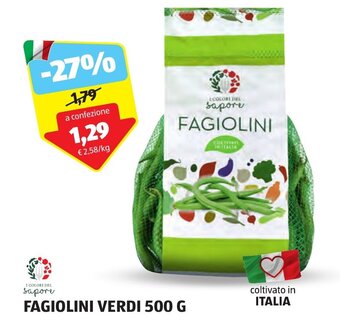 ALDI FAGIOLINI VERDI 500 G offerta