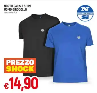 IperFamila NORTH SAILS T-SHIRT UOMO GIROCOLLO offerta