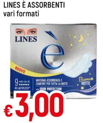 IperFamila LINES È ASSORBENTI vari formati offerta