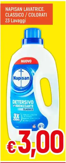 IperFamila NAPISAN LAVATRICE. CLASSICO / COLORATI 23 Lavaggi offerta