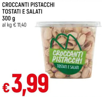 IperFamila CROCCANTI PISTACCHI TOSTATI E SALATI 300 g offerta