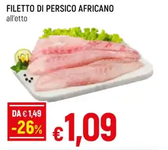 FILETTO DI PERSICO AFRICANO all'etto