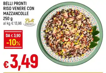 IperFamila BELLI PRONTI RISO VENERE CON MAZZANCOLLE 250 g offerta