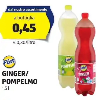 ALDI Flirt GINGER/ POMPELMO 1,5 l offerta