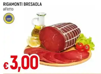 IperFamila RIGAMONTI BRESAOLA all'etto offerta