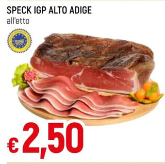 IperFamila SPECK IGP ALTO ADIGE all'etto offerta