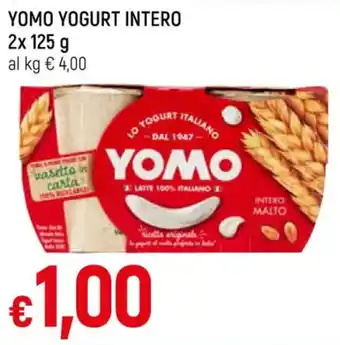 IperFamila YOMO YOGURT INTERO 2x 125 YOGURT offerta
