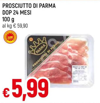 IperFamila PROSCIUTTO DI PARMA DOP 24 MESI 100 g offerta