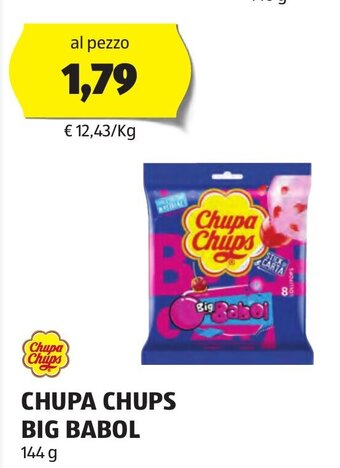 ALDI CHUPA CHUPS BIG BABOL 144 g offerta