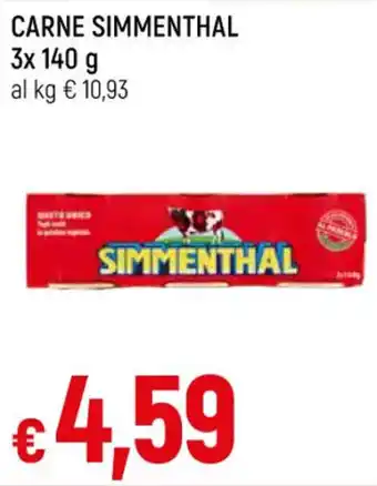 IperFamila CARNE SIMMENTHAL 3x 140 g offerta