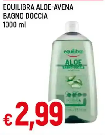 IperFamila EQUILIBRA ALOE-AVENA BAGNO DOCCIA 1000 ml offerta