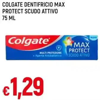 IperFamila COLGATE DENTIFRICIO MAX PROTECT SCUDO ATTIVO 75 ML offerta