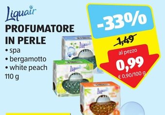 ALDI Liquair PROFUMATORE IN PERLE 110 g offerta