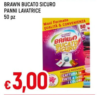 IperFamila BRAWN BUCATO SICURO PANNI LAVATRICE 50 pz offerta