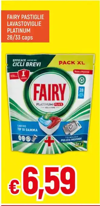 IperFamila FAIRY PASTIGLIE LAVASTOVIGLIE PLATINUM 28/33 caps offerta