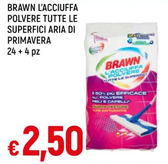 IperFamila BRAWN L'ACCIUFFA POLVERE TUTTE LE SUPERFICI ARIA DI PRIMAVERA 24 + 4 pz offerta