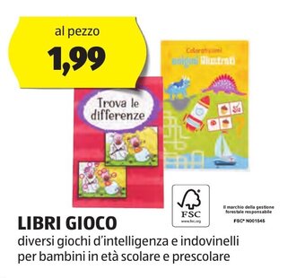 ALDI LIBRI GIOCO offerta
