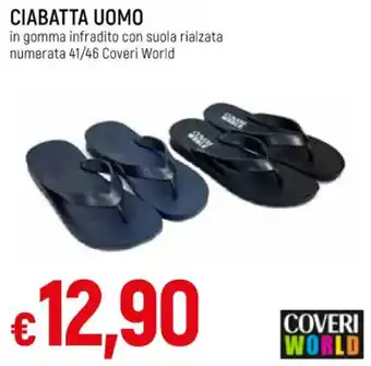 IperFamila CIABATTA UOMO COVERI WORLD offerta
