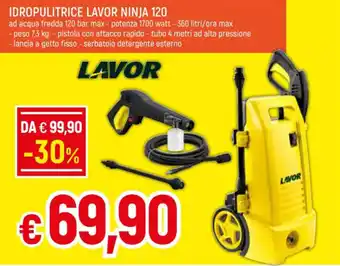 IDROPULITRICE LAVOR NINJA 120