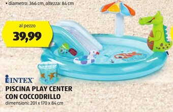 ALDI INTEX PISCINA PLAY CENTER CON COCCODRILLO offerta